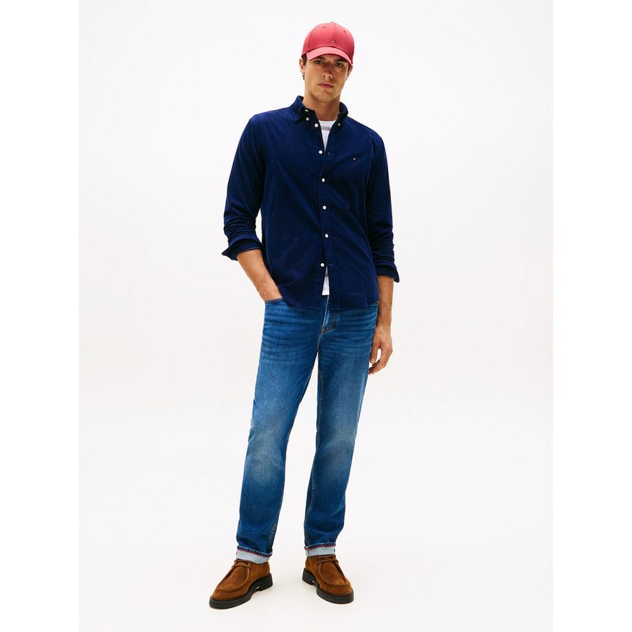 TOMMY HILFIGER Hemd mit Button-Down-Kragen  