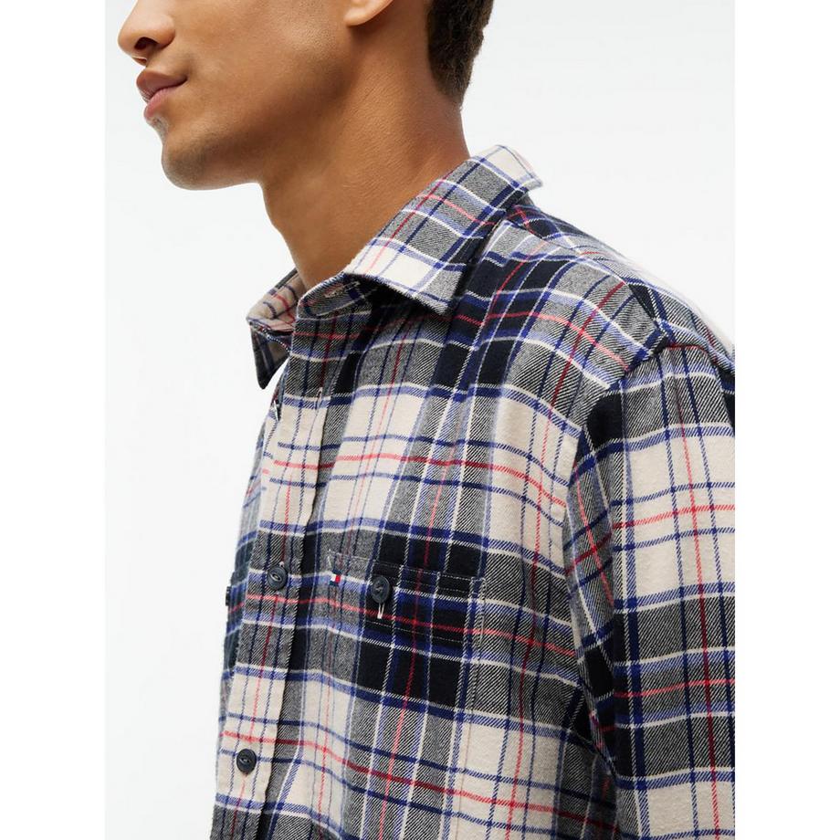 TOMMY HILFIGER Camicia a maniche lunghe a quadri  