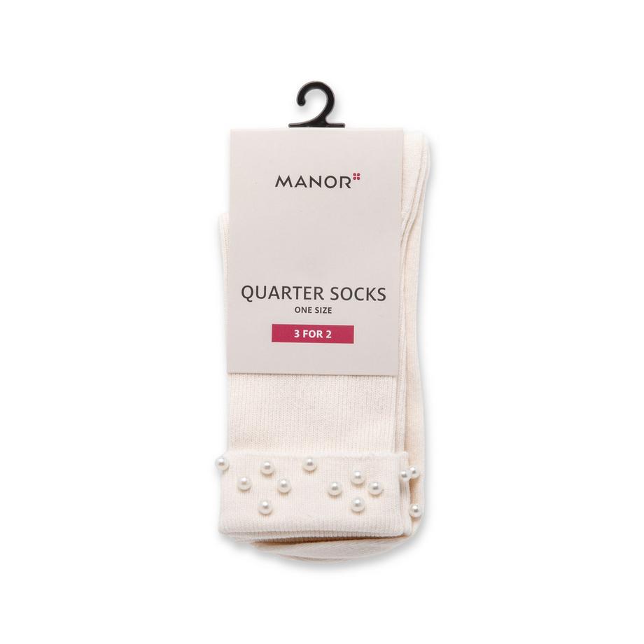 Manor Woman Classic Pearl Sock Longueur Quart  