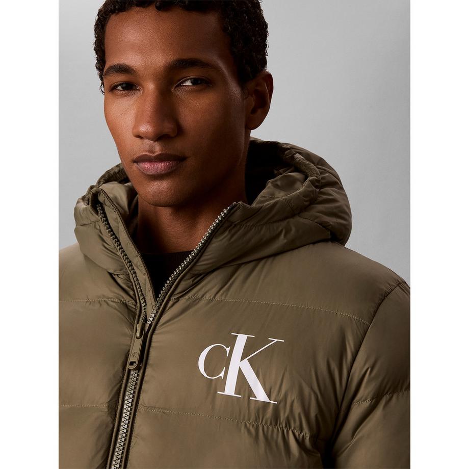 Calvin Klein Jeans Doudoune à capuche avec logo  
