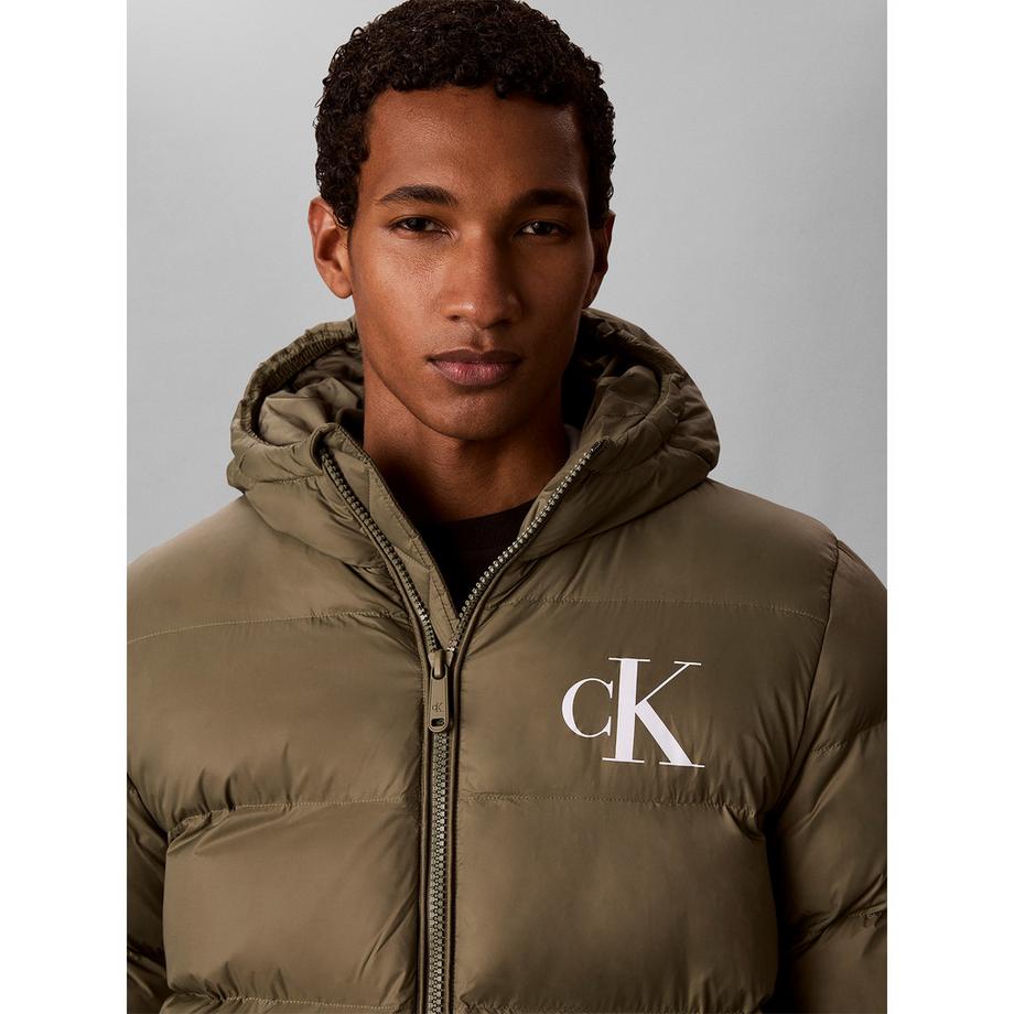 Calvin Klein Jeans Doudoune à capuche avec logo  