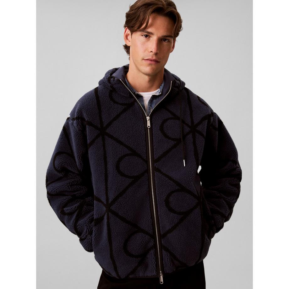 Calvin Klein Jeans Sweat à capuche imprimé graphique  
