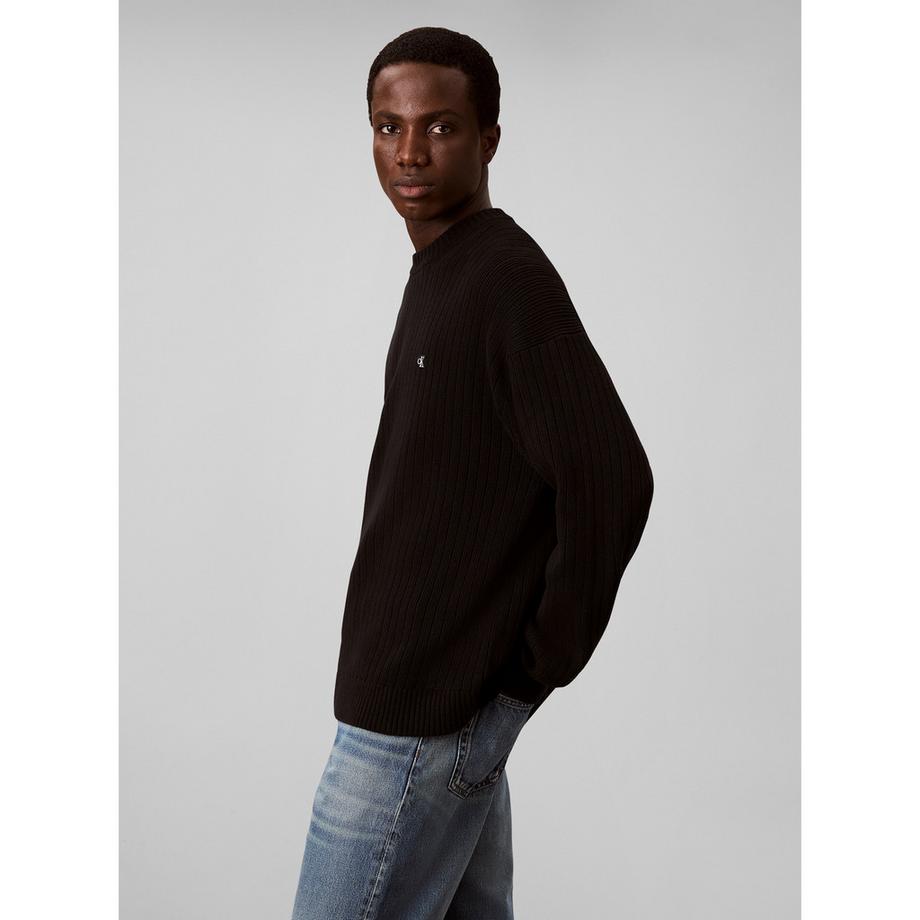 Calvin Klein Jeans Pull en maille côtelée  