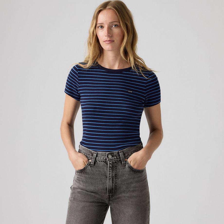 Levi's® T-shirt a righe a maniche corte  