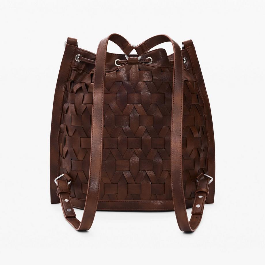 Desigual Gewebter Rucksack mit Kordelzug  