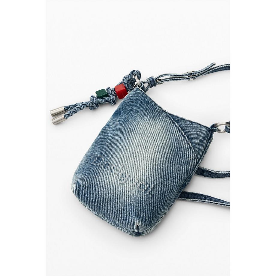 Desigual Portefeuille Crossbody en Denim  