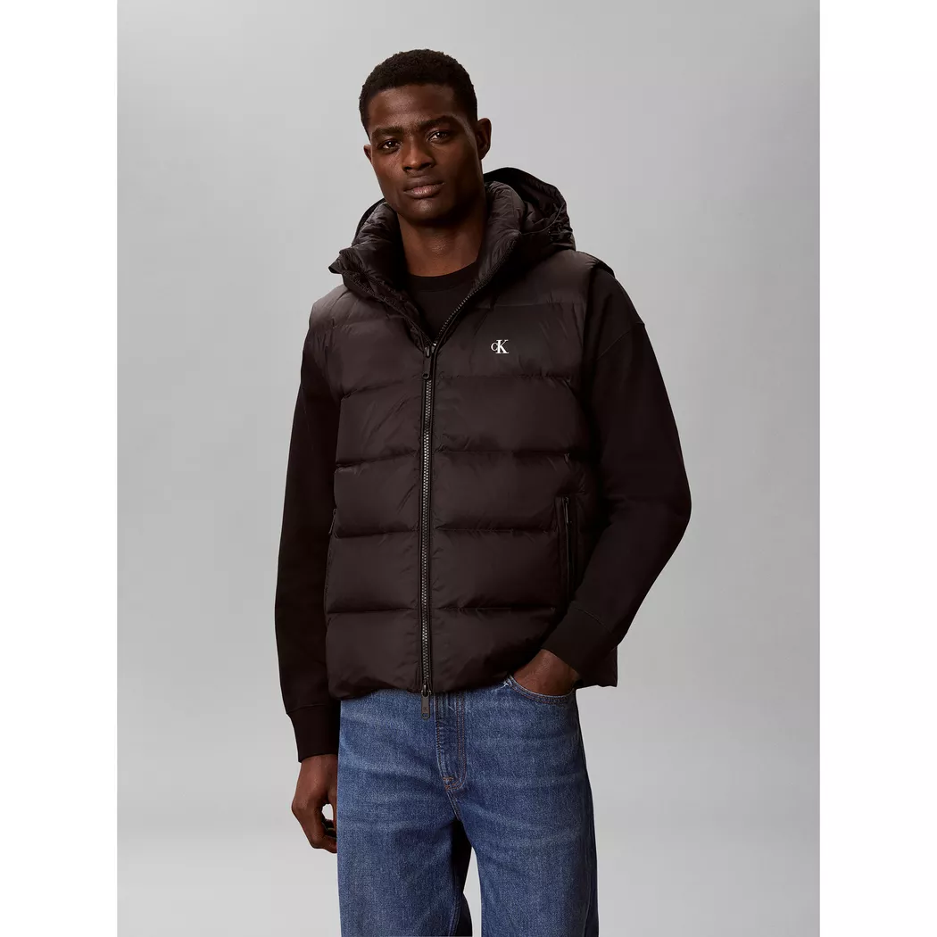 Calvin Klein Jeans Weste LV04RG514G Schwarz Regular Fit