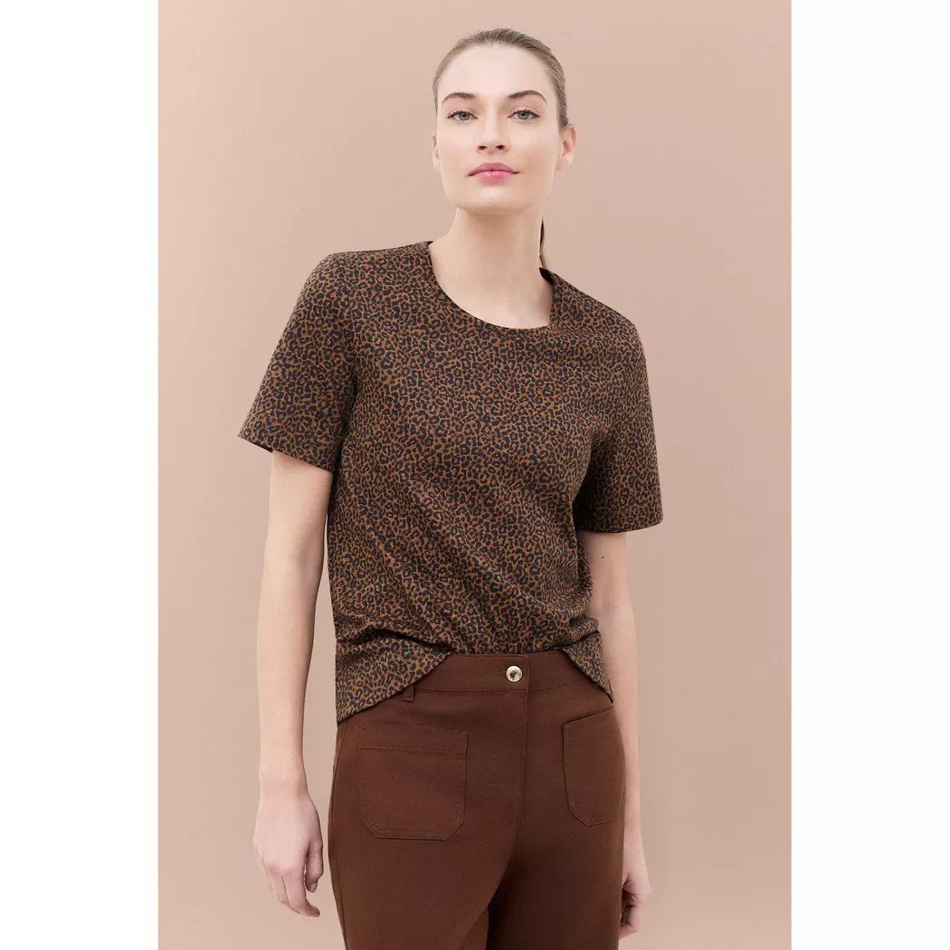 Caroll - T-Shirt, für Damen, Braun Größe M
