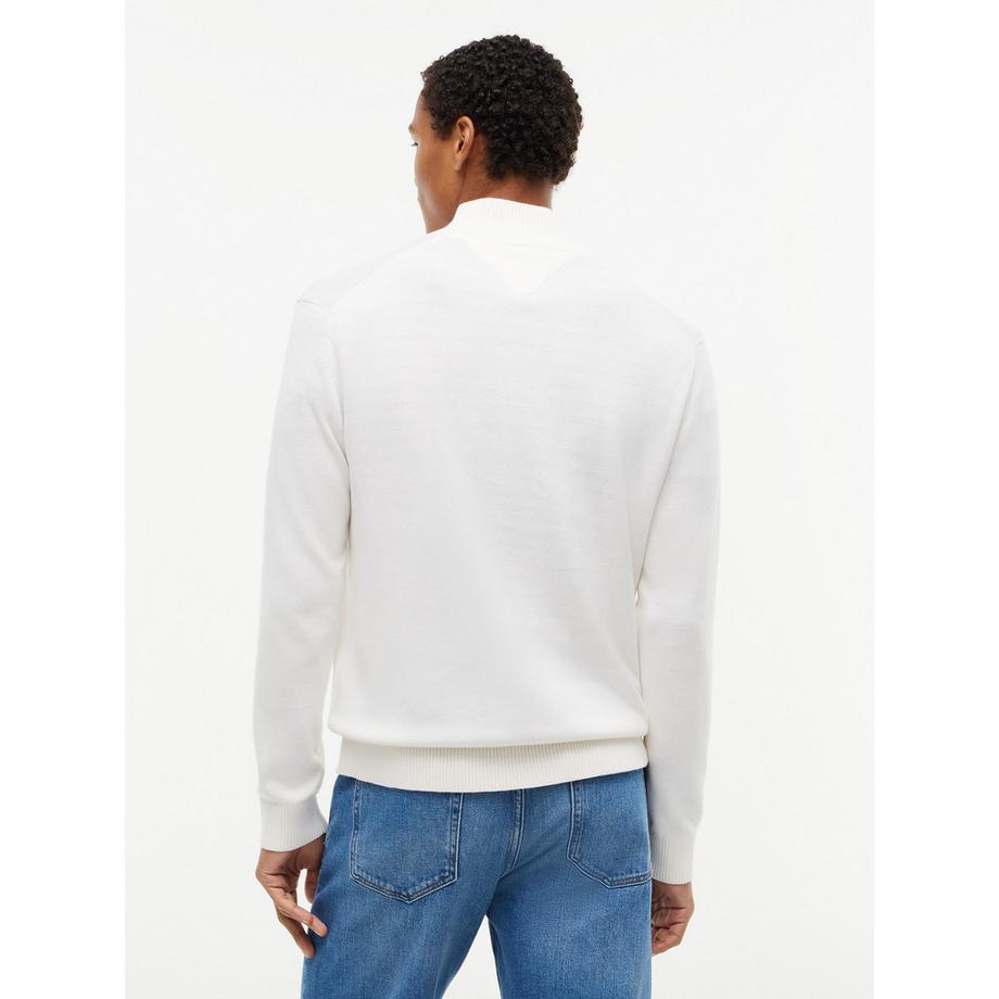 TOMMY JEANS Pullover con mezza cerniera  