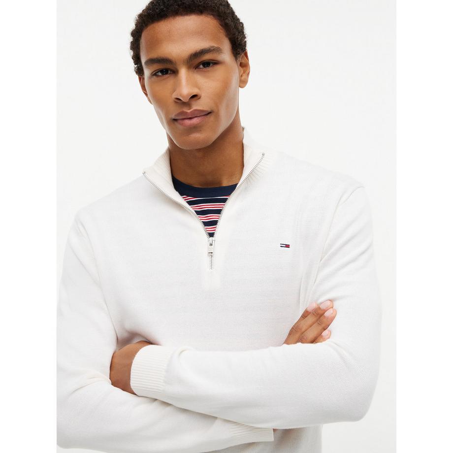 TOMMY JEANS Pullover con mezza cerniera  