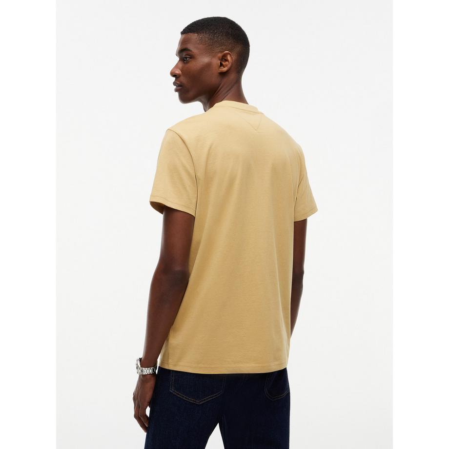 TOMMY JEANS T-shirt Slim Fit Girocollo con Logo  