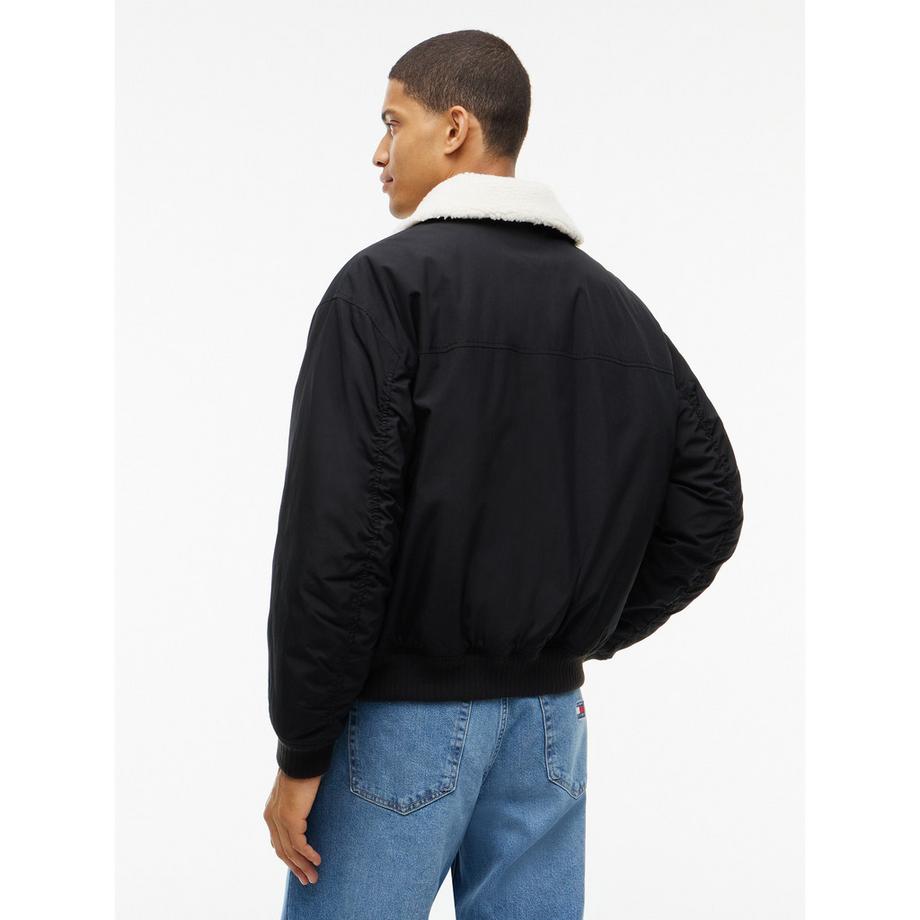 TOMMY JEANS Giacca bomber con collo in pelliccia sintetica  