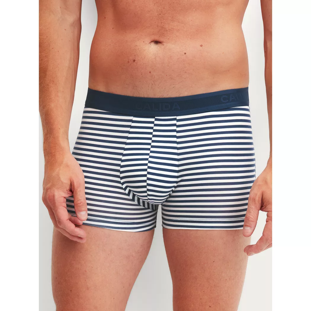 Calida - Boxershorts, für Herren, Blau Denim, Größe M