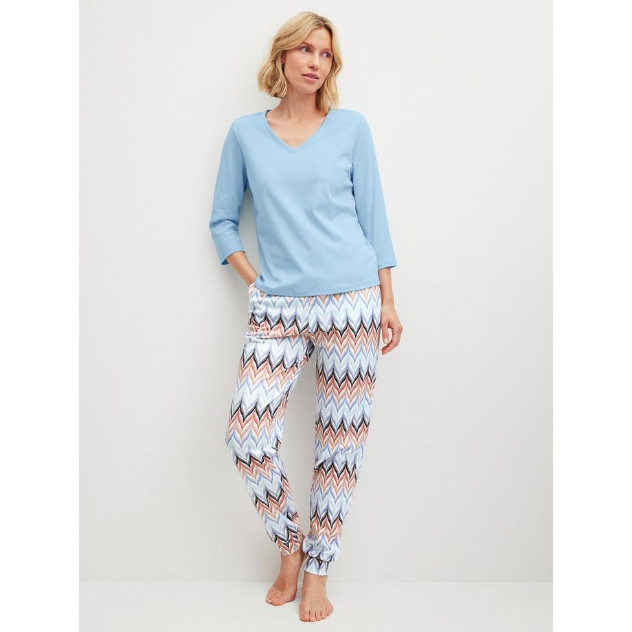 CALIDA Pantaloni jogger a fantasia  