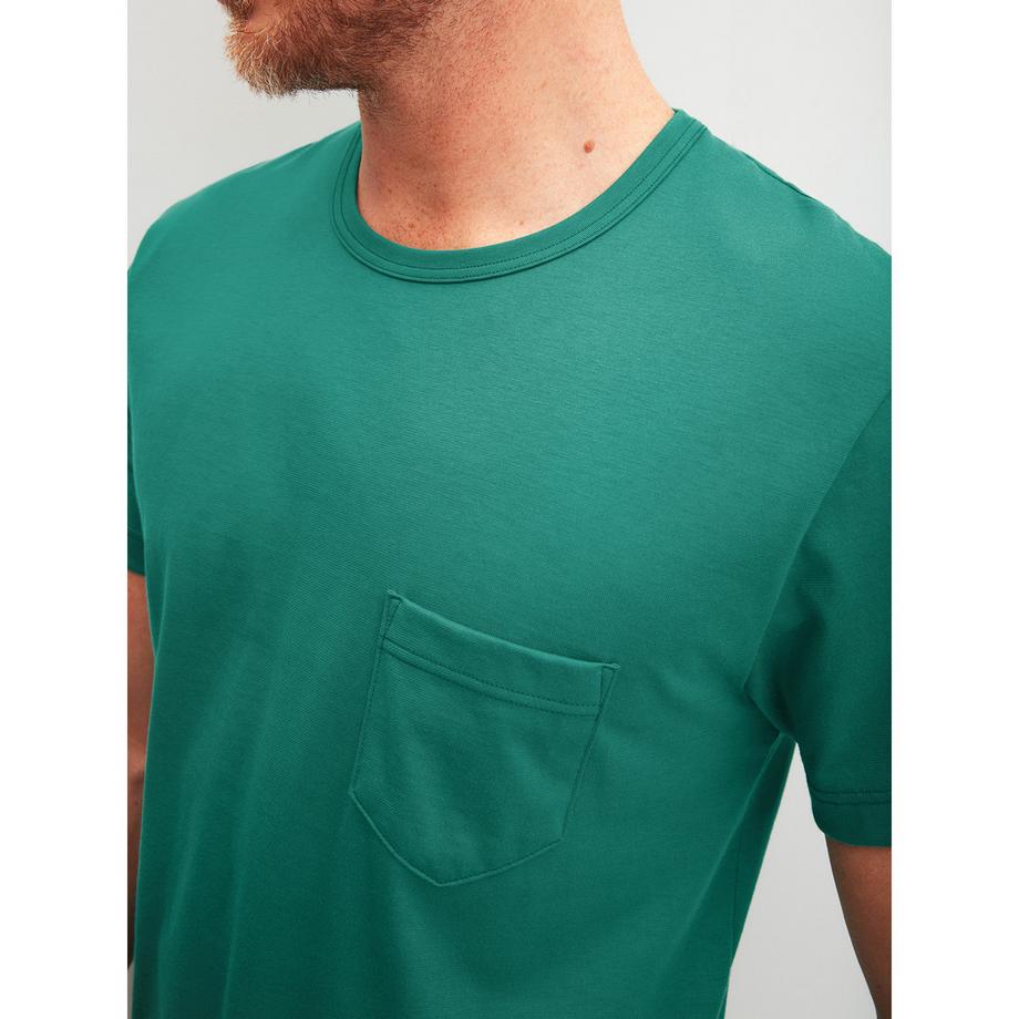 CALIDA Pyjama Kurzarm T-Shirt Gemusterte Shorts  