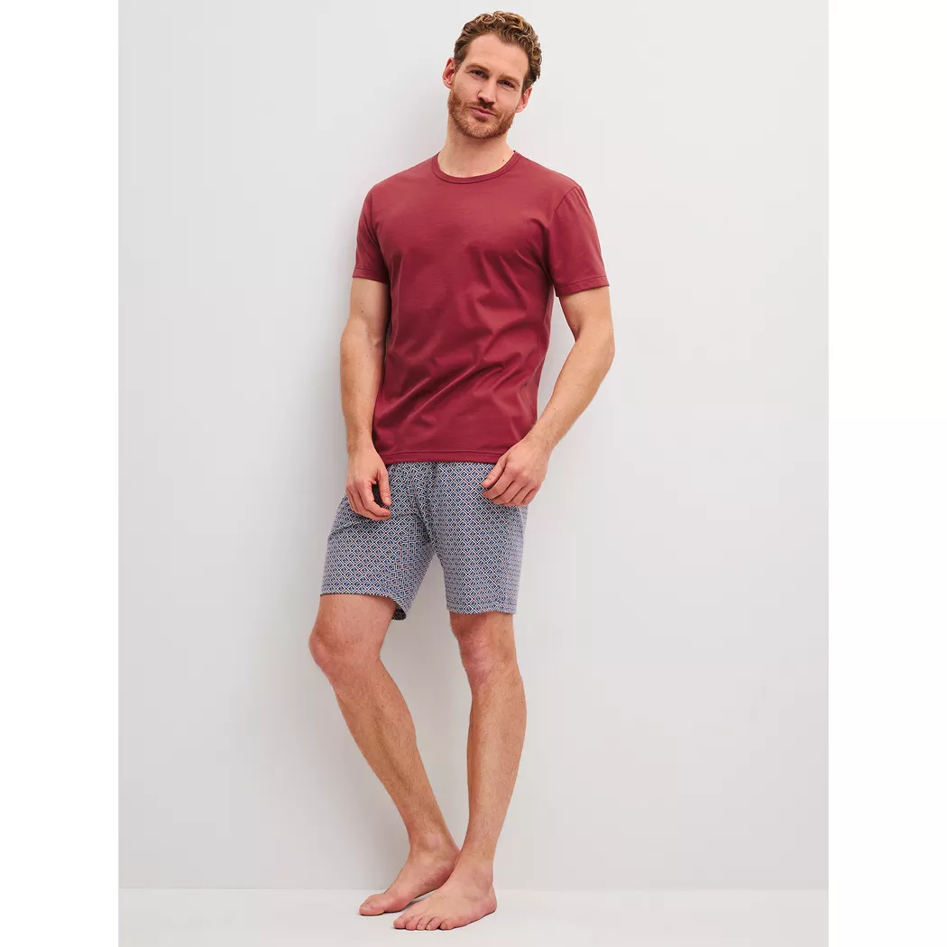 Calida - Pyjama, für Herren, Dunkelrot, Größe M