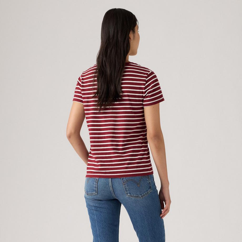 Levi's® T-shirt a righe scollo a V  