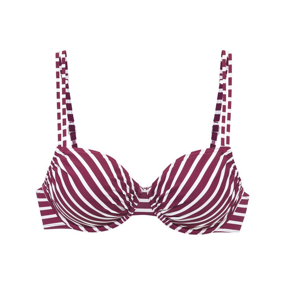 LASCANA Haut de bikini à armatures rayé  