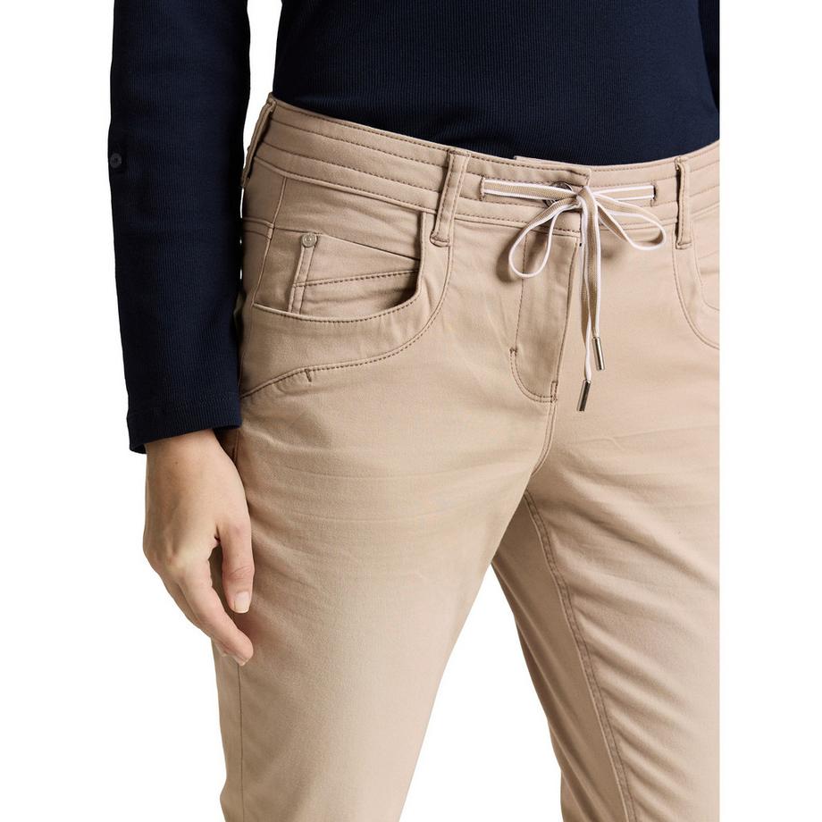 TOM TAILOR Pantaloni Tapered Relaxed in Tessuto  