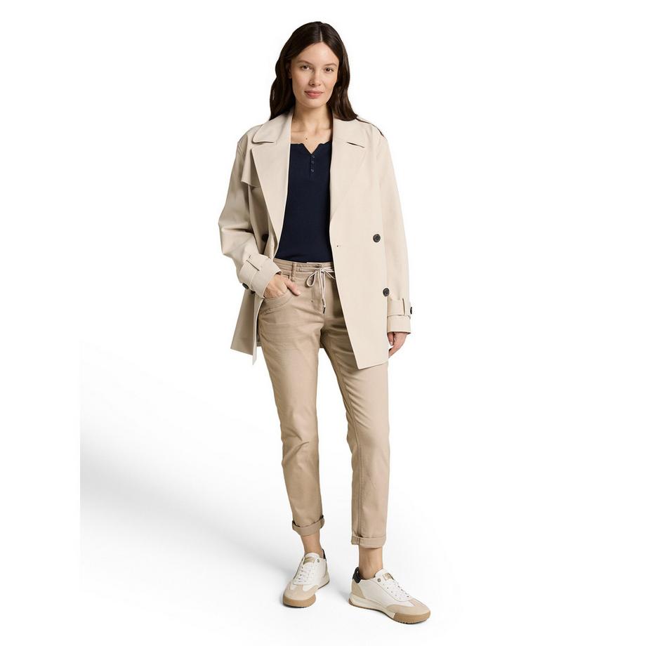 TOM TAILOR Pantaloni Tapered Relaxed in Tessuto  