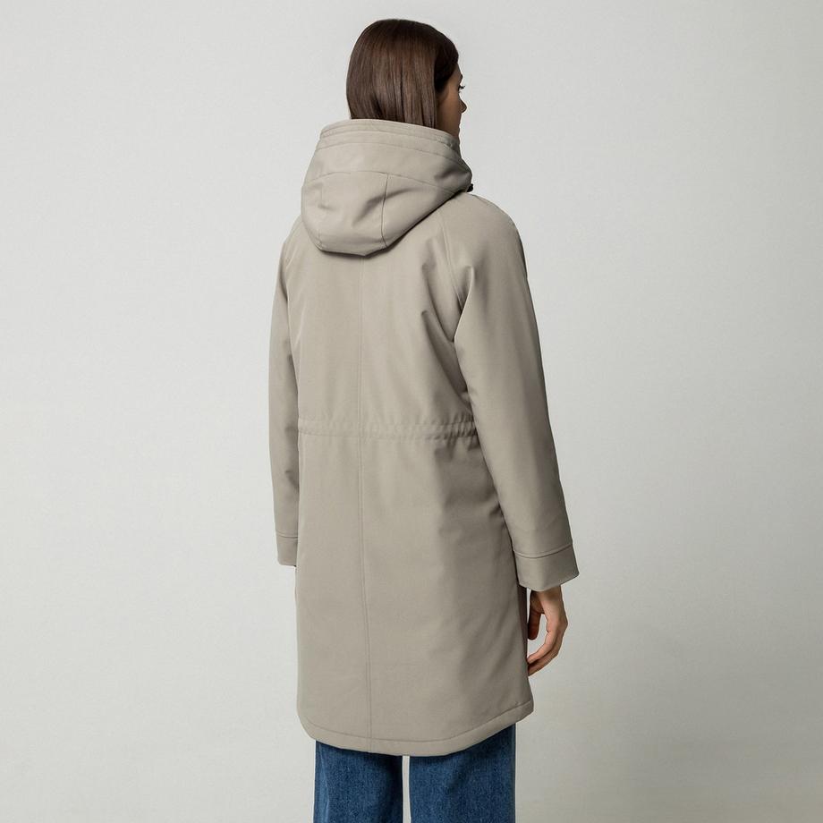 Manor Woman Parka con cappuccio rimovibile  