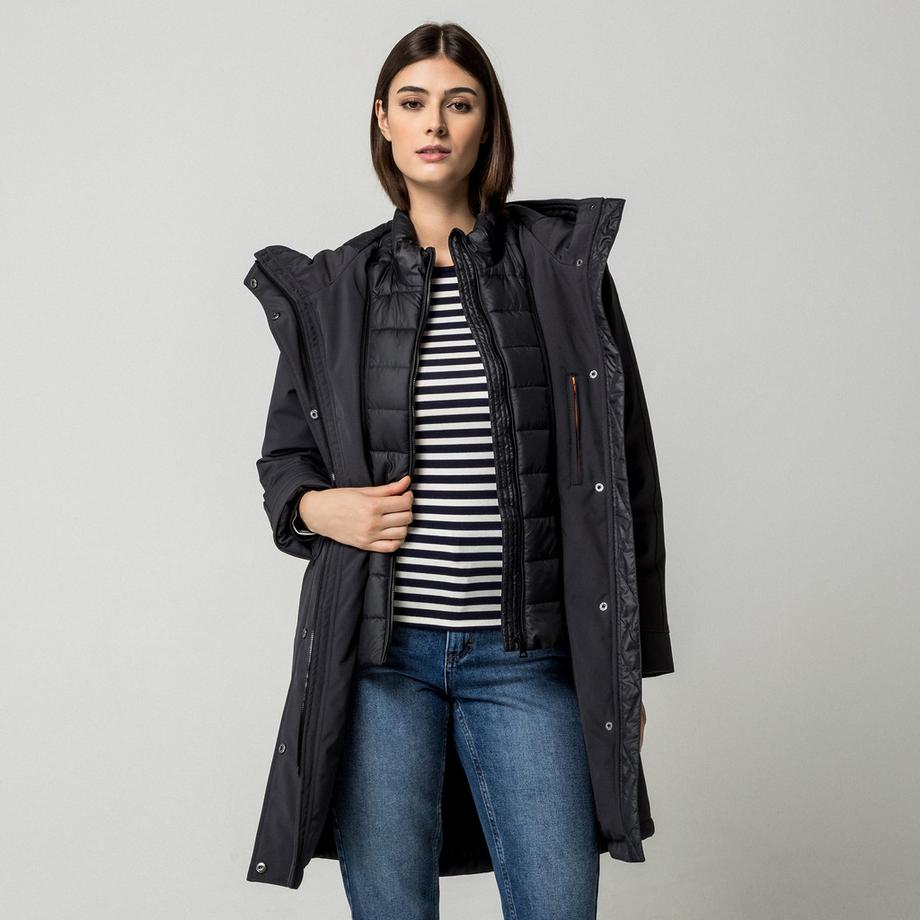Manor Woman Parka à capuche amovible  
