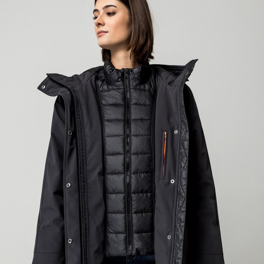 Manor Woman Parka à capuche amovible  