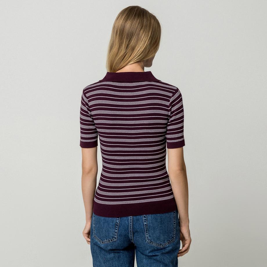 Manor Woman Maglione maniche corte collo polo  