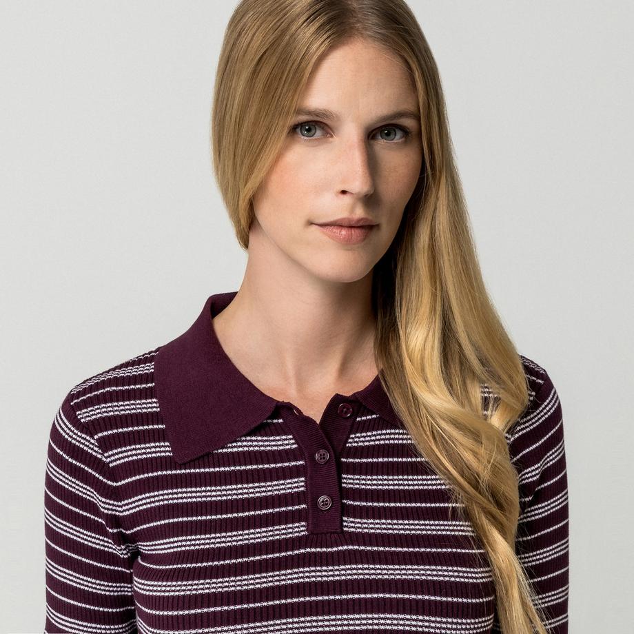Manor Woman Maglione maniche corte collo polo  