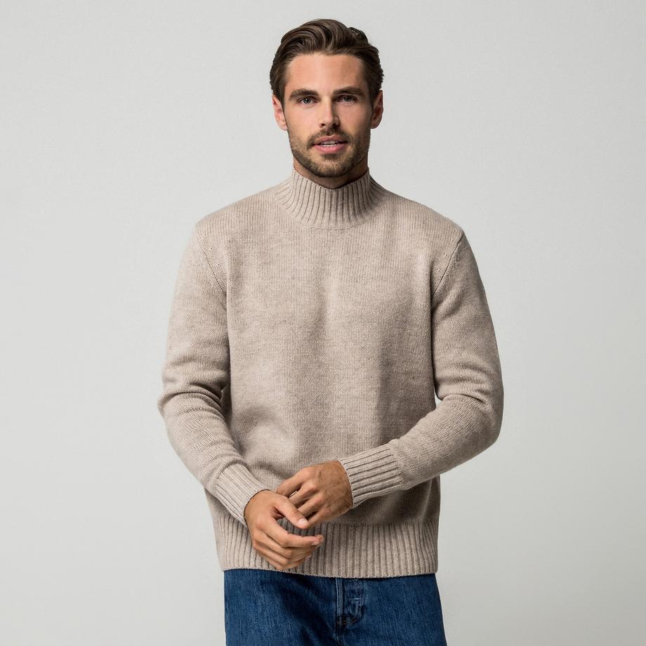 Pull, col roulé