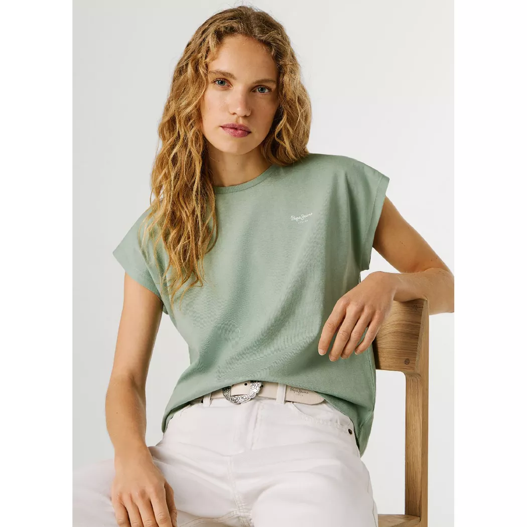 Pepe Jeans London - T-Shirt, für Damen, Grün, Größe S