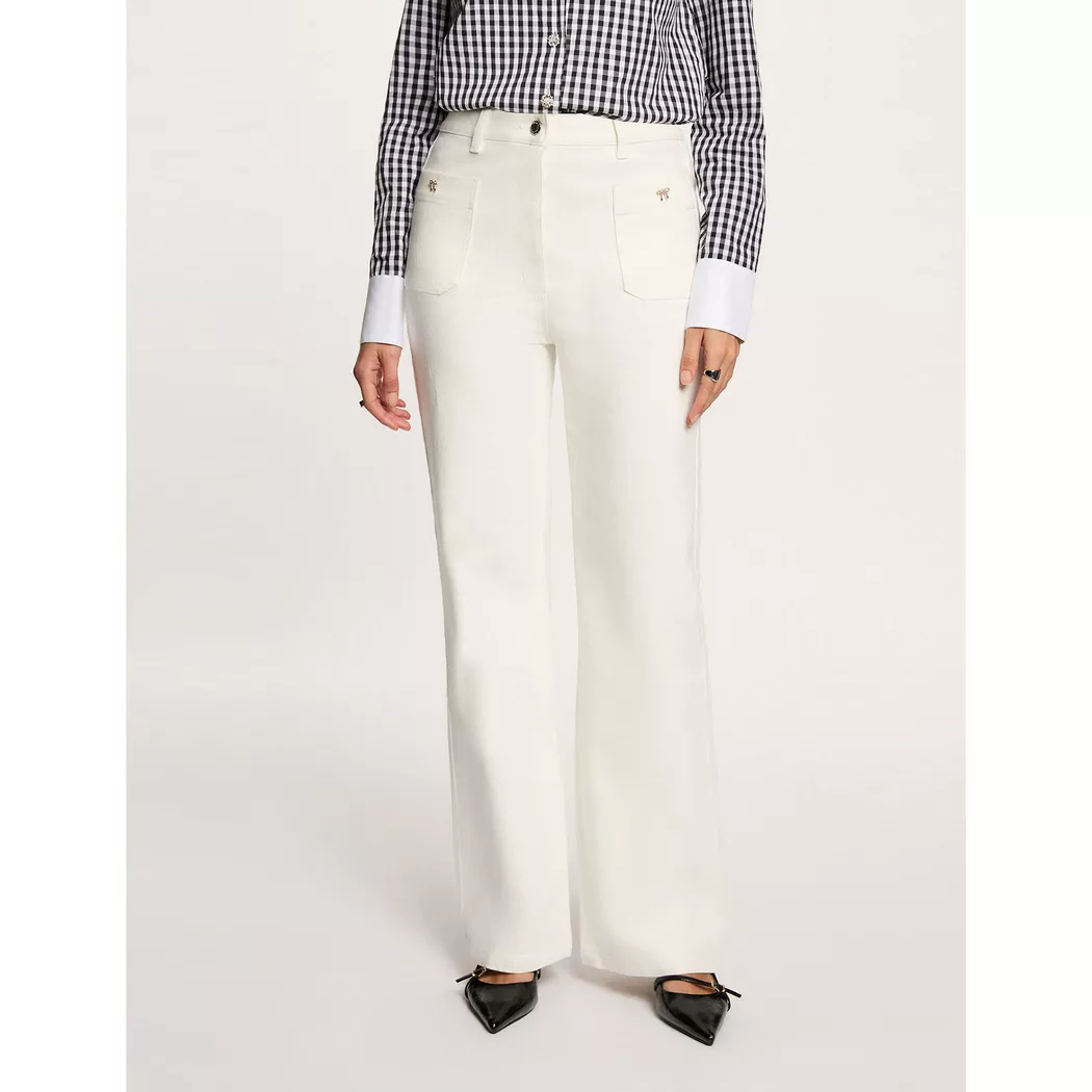 Morgan - Jeans, für Damen, Leinen, Größe 42