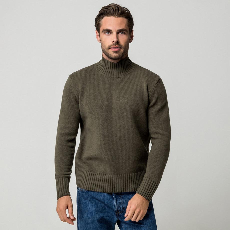 Pull, col roulé