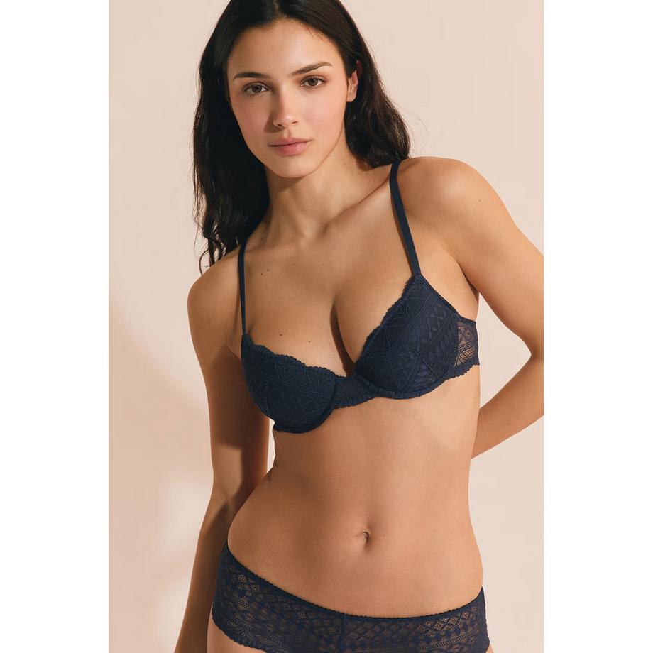 Etam Soutien-gorge Push-Up à Armatures en Dentelle  