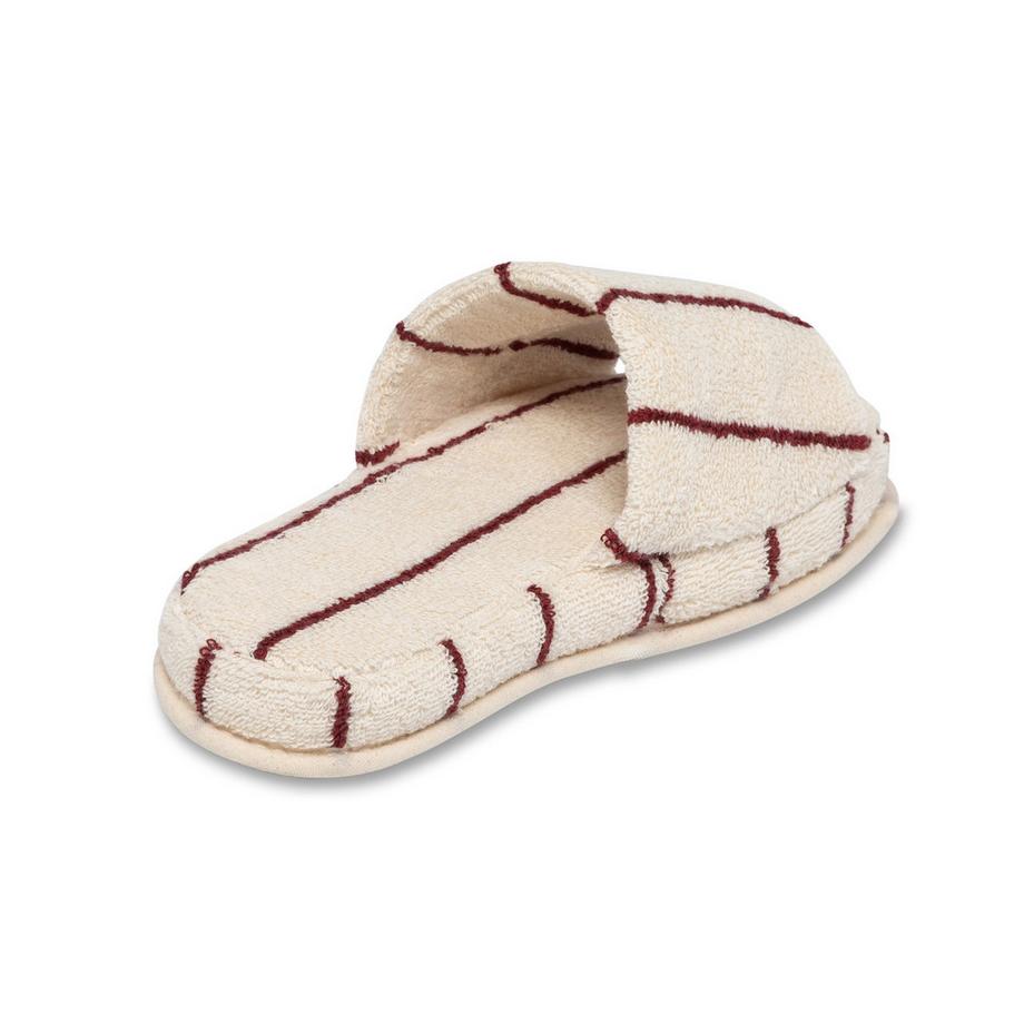 Manor Home Solara chaussons en éponge rayés  