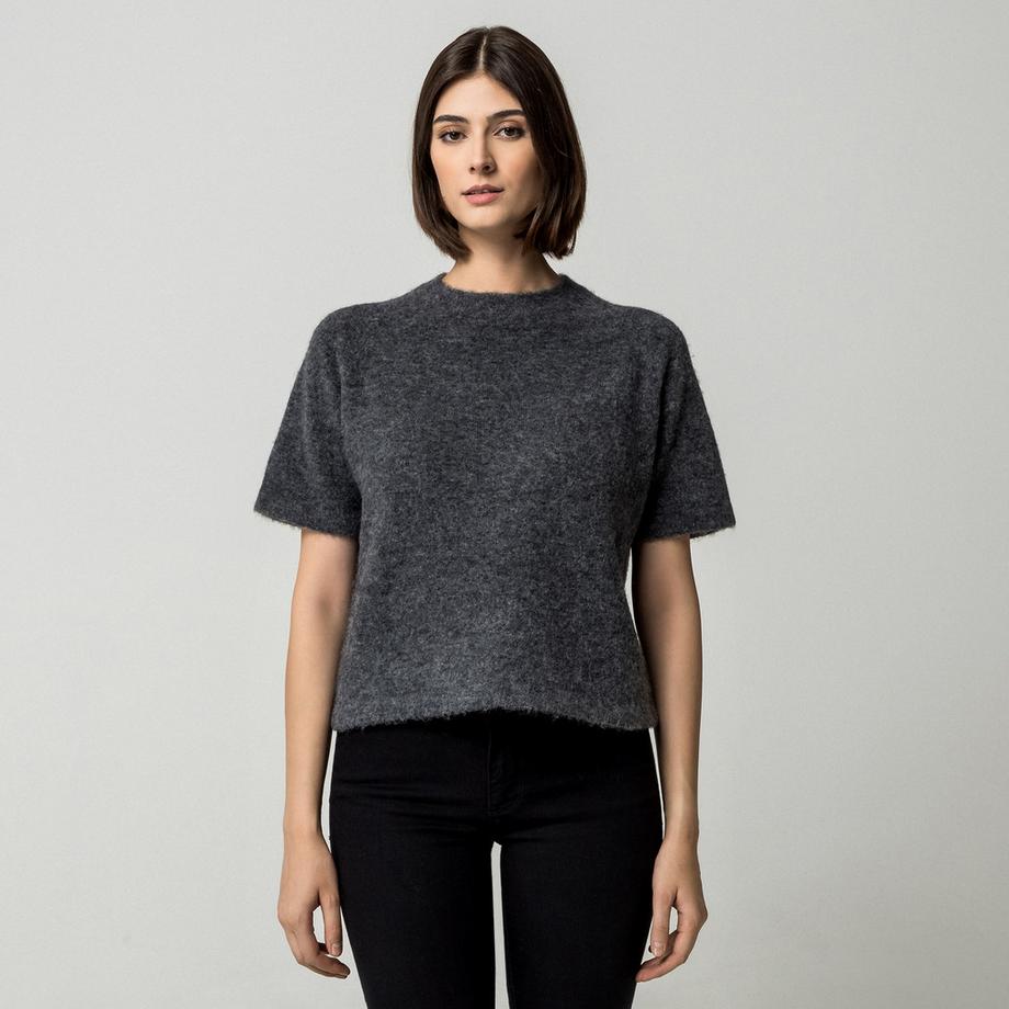Maglione a maniche corte