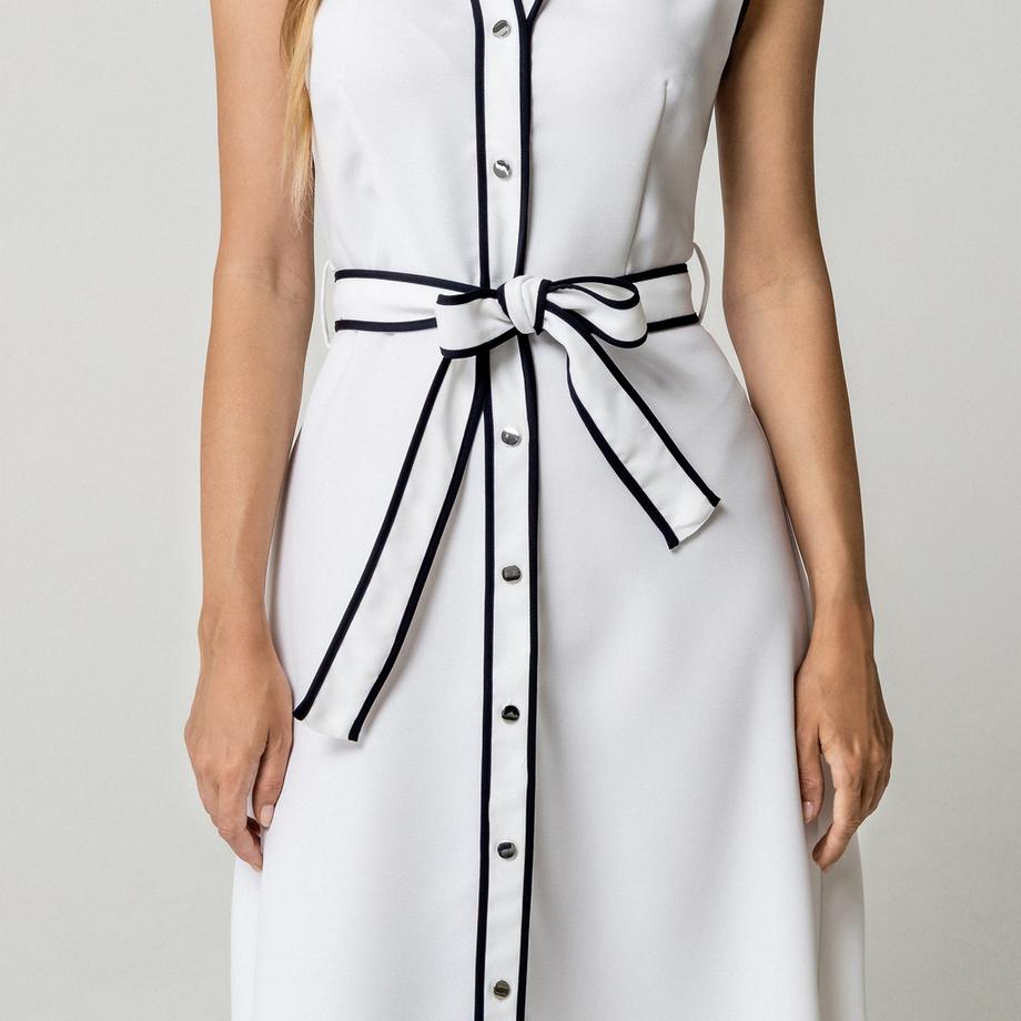 Manor Woman Ärmelloses Blusenkleid mit Gürtel  