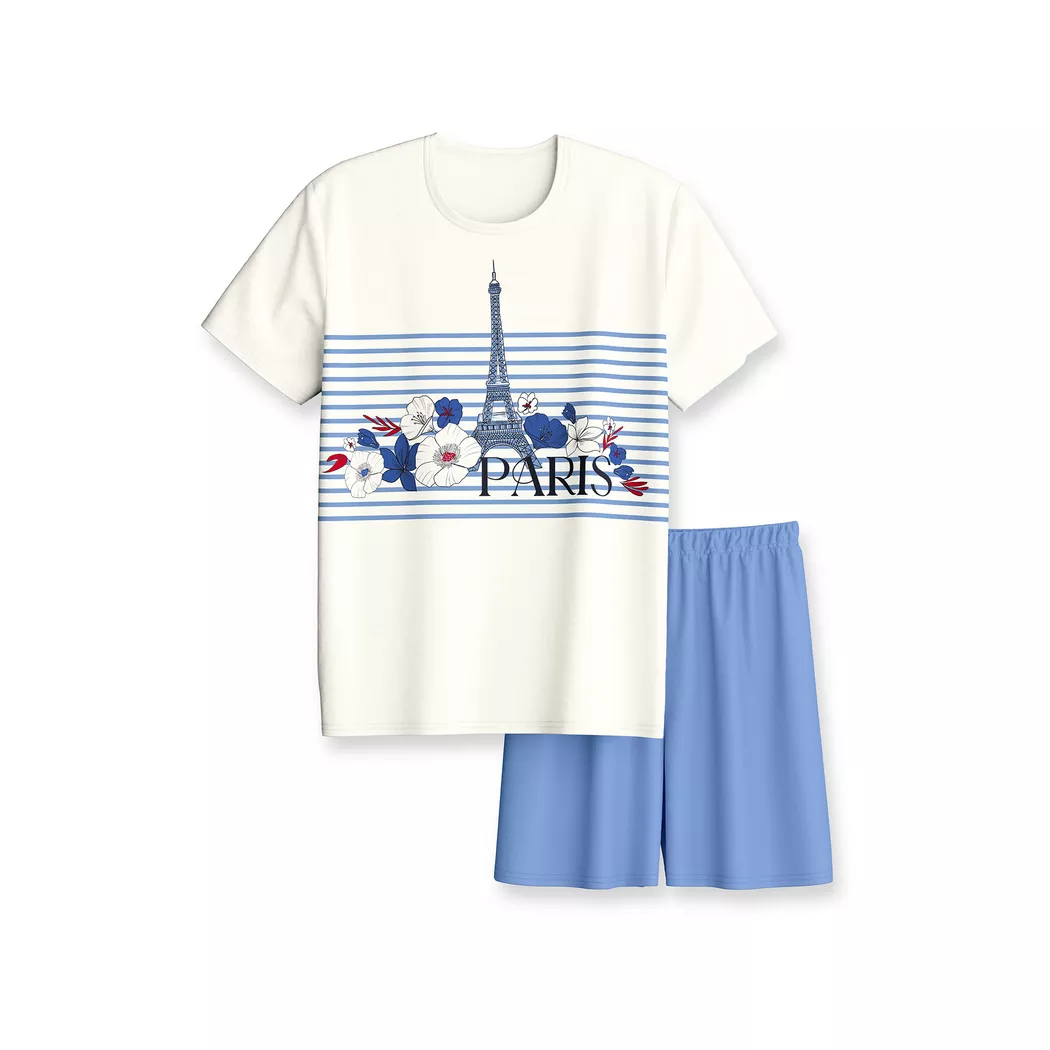 Calida - Pyjama, 164, Weiss