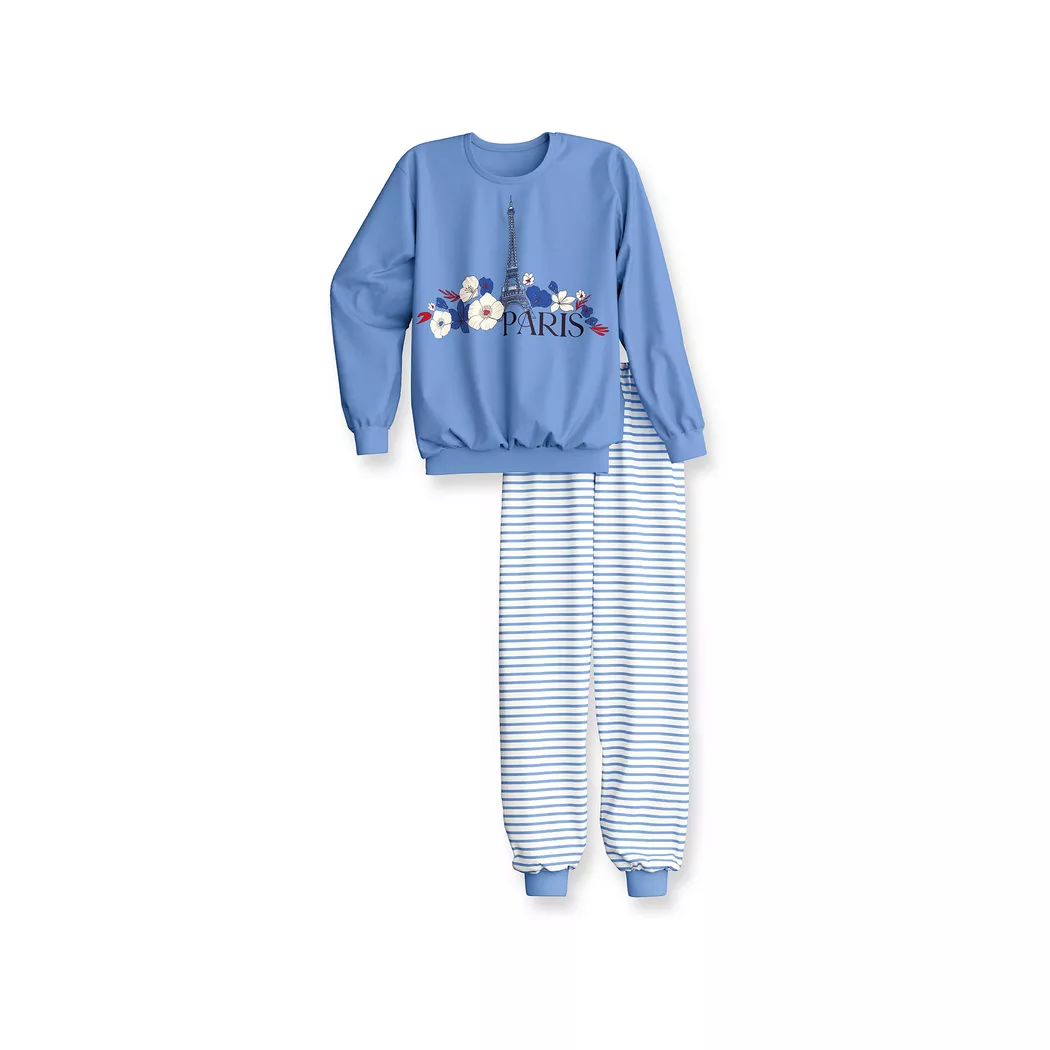 Calida - Pyjama, 164, Blau