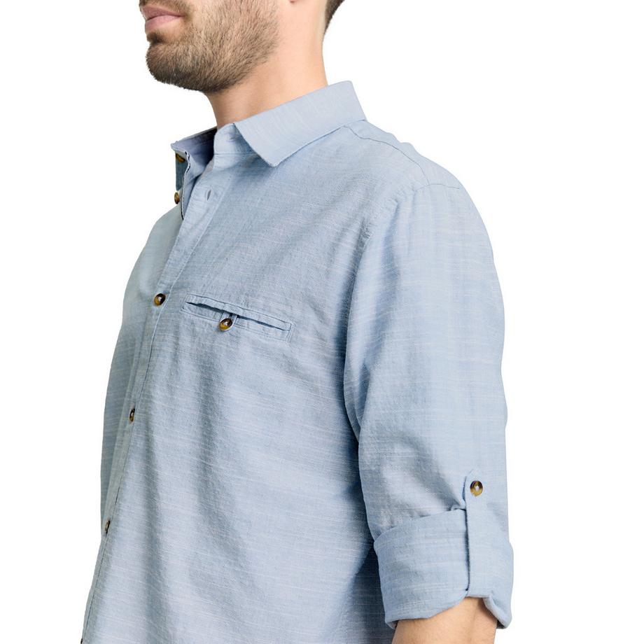 TOM TAILOR Chemise boutonnée à manches longues  