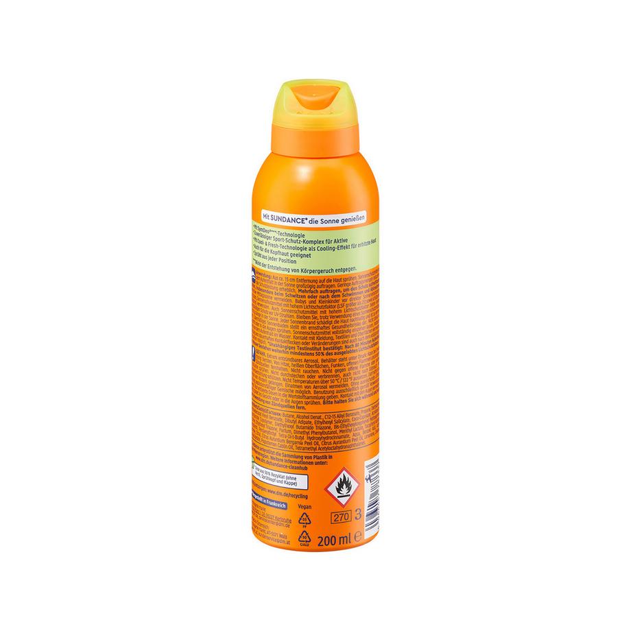 Sundance  Spray solaire sport transparent SPF 50 