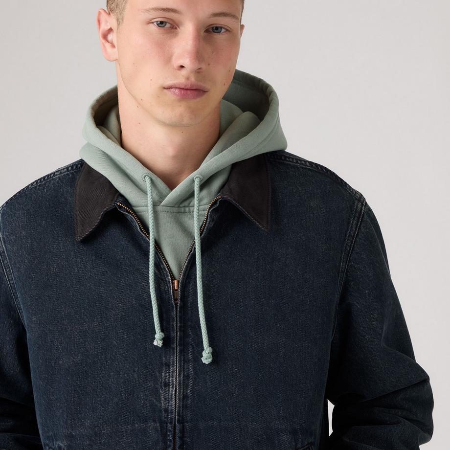 Levi's® Giacca in denim con collo contrastante  