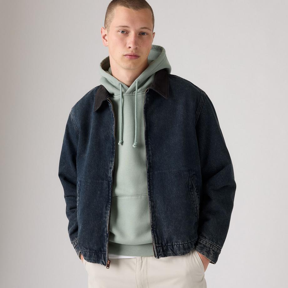 Levi's® Giacca in denim con collo contrastante  