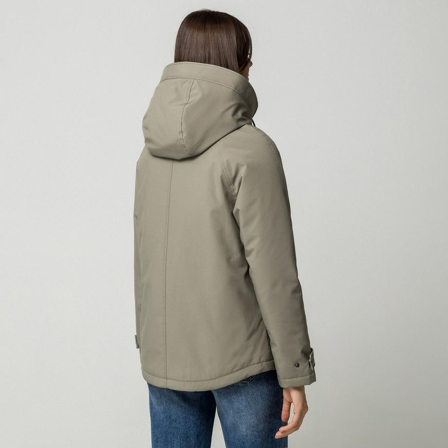 Manor Woman Parka con cappuccio amovibile  