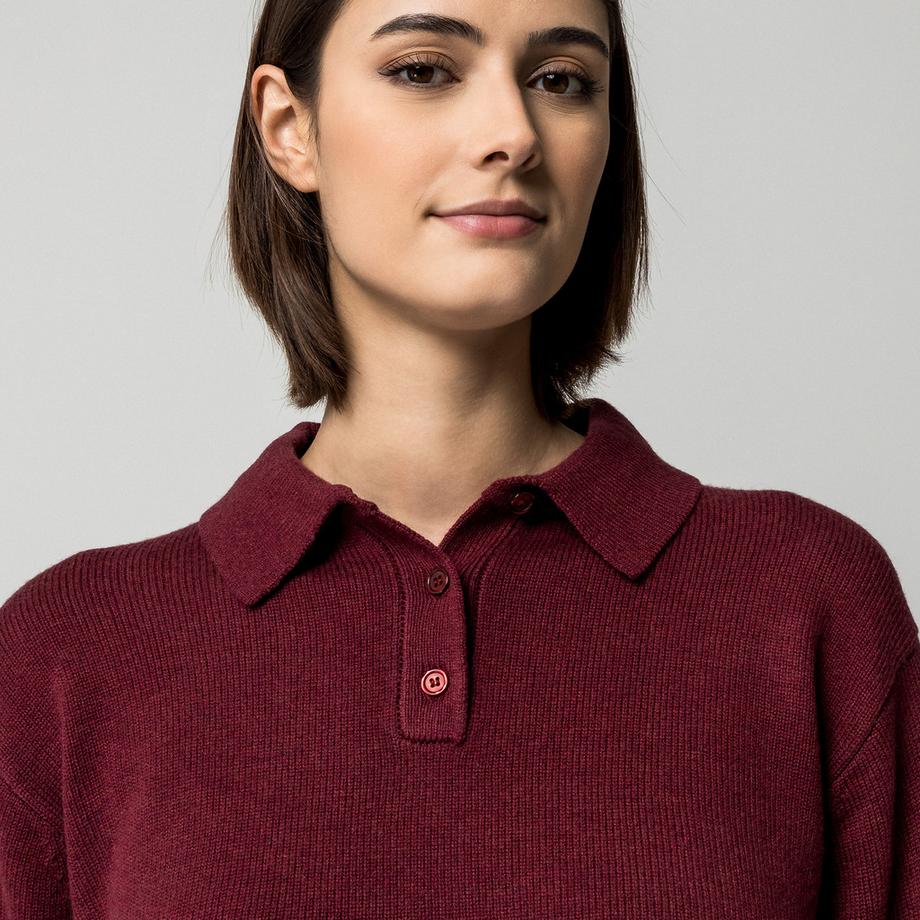 Manor Woman Pullover collo polo  