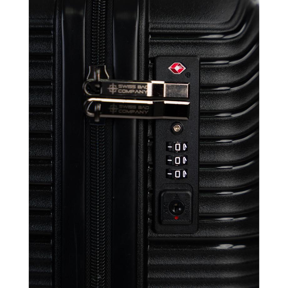 SWISS BAG COMPANY 54cm, Valise rigide, Spinner Horizon Collection 