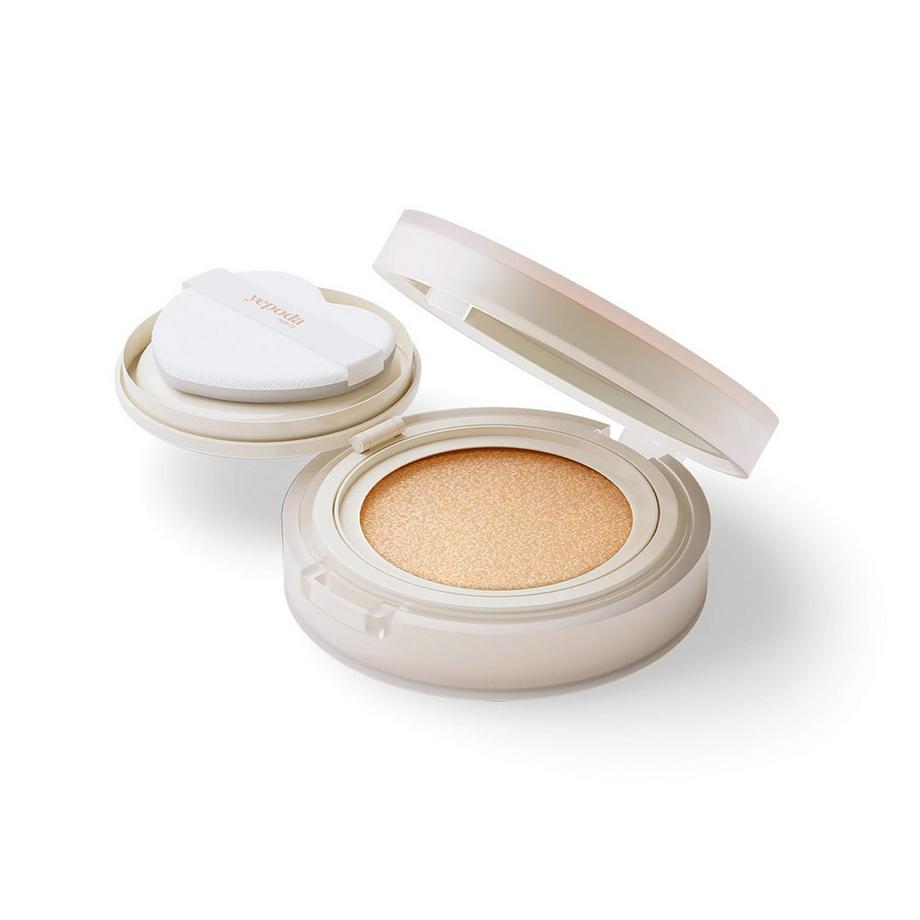 The Dewy Day - Fond de teint cushion à base de niacinamide, abricot et SPF 30