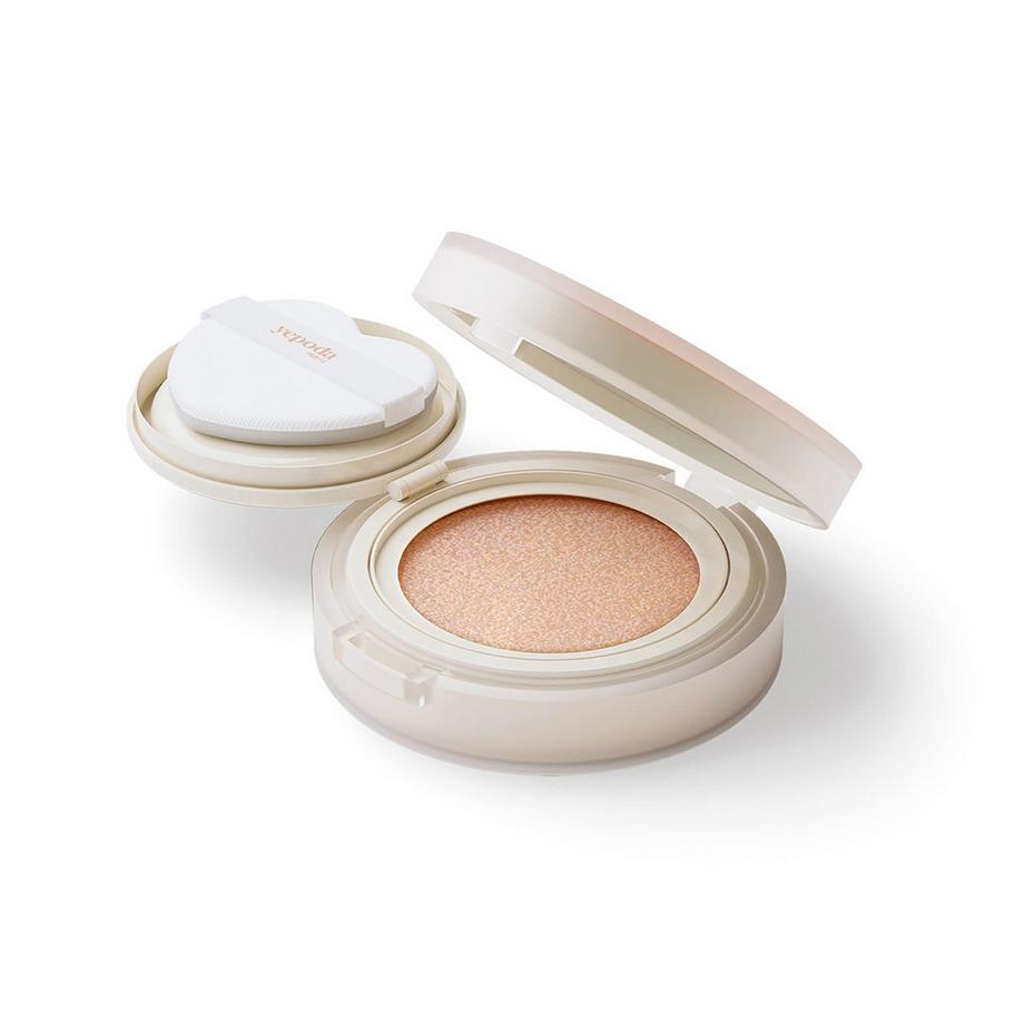 The Dewy Day - Fond de teint cushion à base de niacinamide, abricot et SPF 30