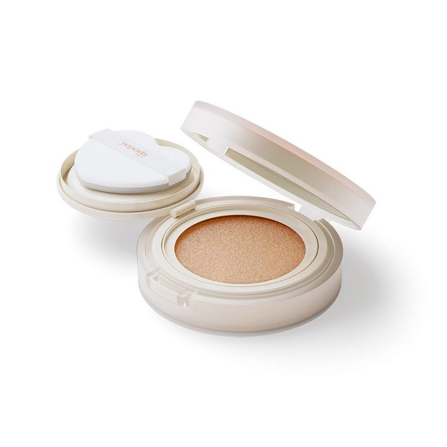 The Dewy Day - Fond de teint cushion à base de niacinamide, abricot et SPF 30