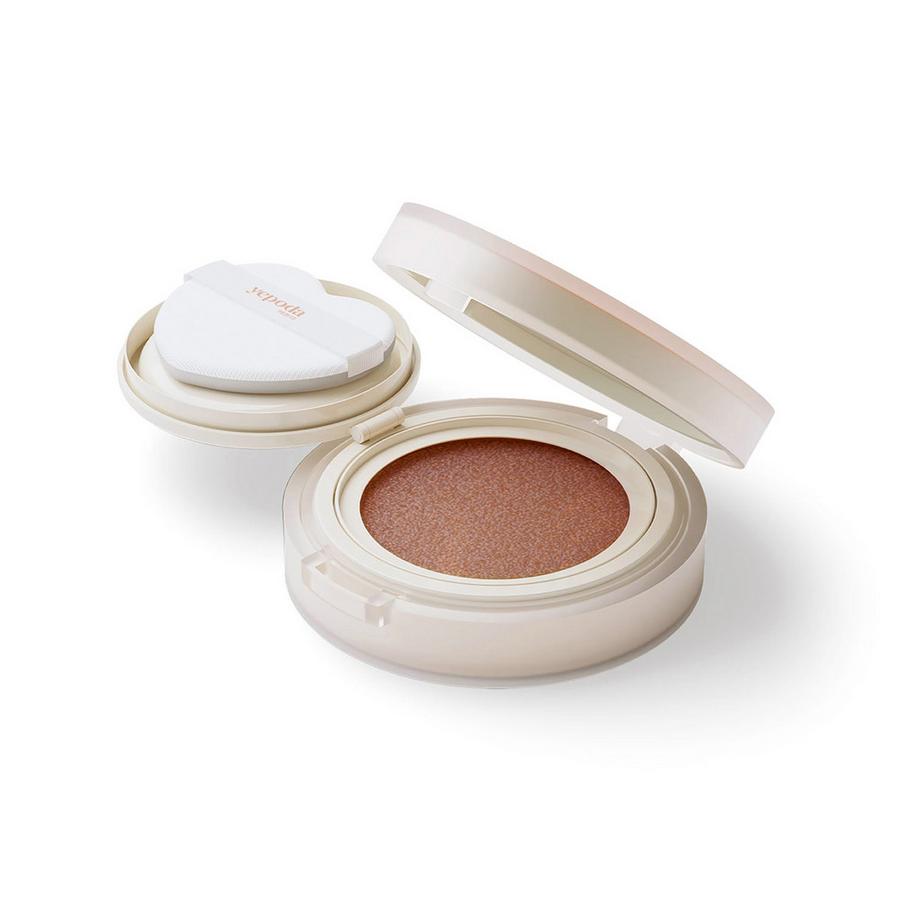 The Dewy Day - Fond de teint cushion à base de niacinamide, abricot et SPF 30